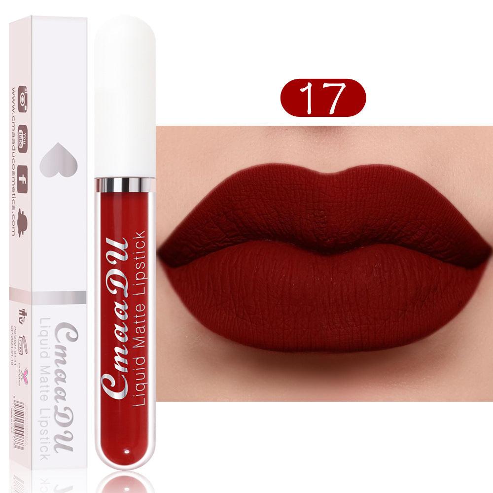 Matte Non-stick Cup Waterproof Long-lasting Lip Gloss.