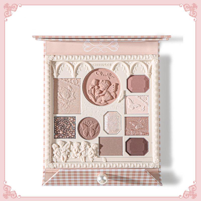 Eye Shadow Powder Blusher Highlight All In One Plate.