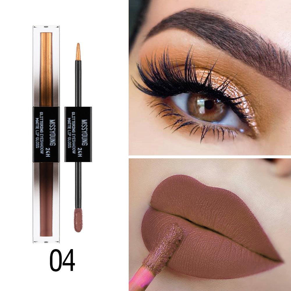 Double-ended Monochrome Eye Shadow And Lip Gloss.