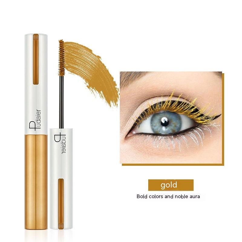 Color Mascara Long Curling Waterproof Smear-proof.