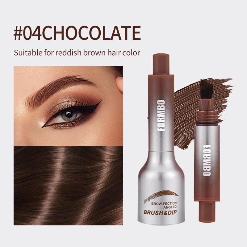 Wild Eyebrow Three-dimensional Large Eyebrow Brush Pressing Head Eyebrow Cream.