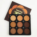 9 Colors Dark Matte Waterproof Long-lasting Natural Makeup Palette.