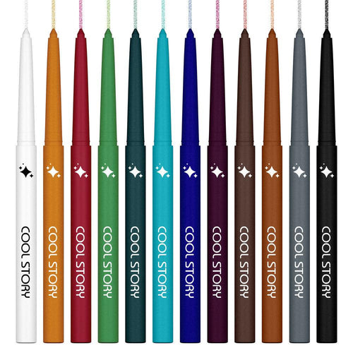 12-color Pearlescent Eyeliner Metallic.