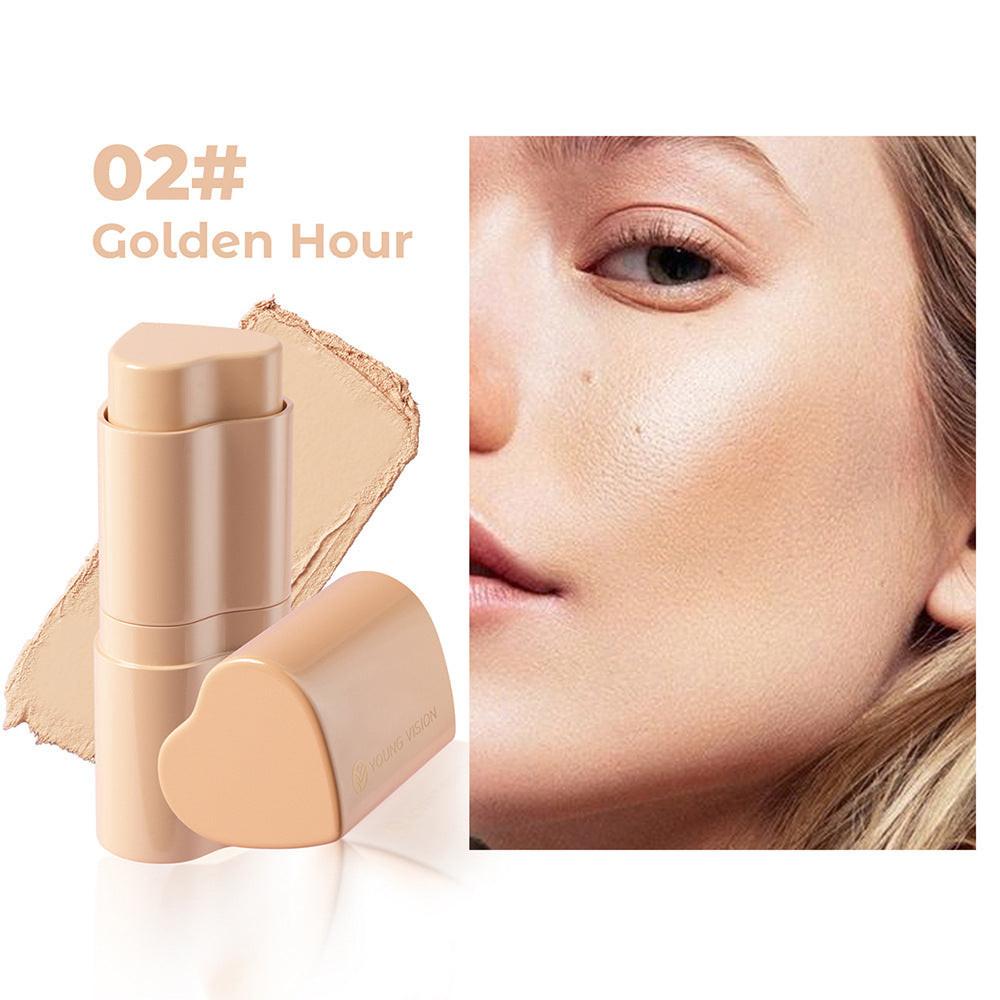 6 Colors Love Heart Blusher Contour Stick Facial Modification.