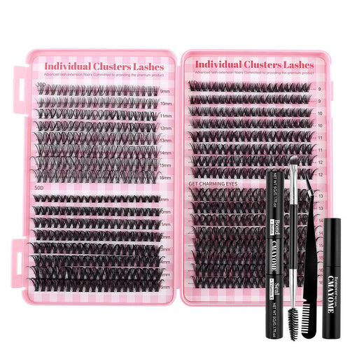 DIY Daily Natural Thick Segment Single Cluster False Eyelashes.