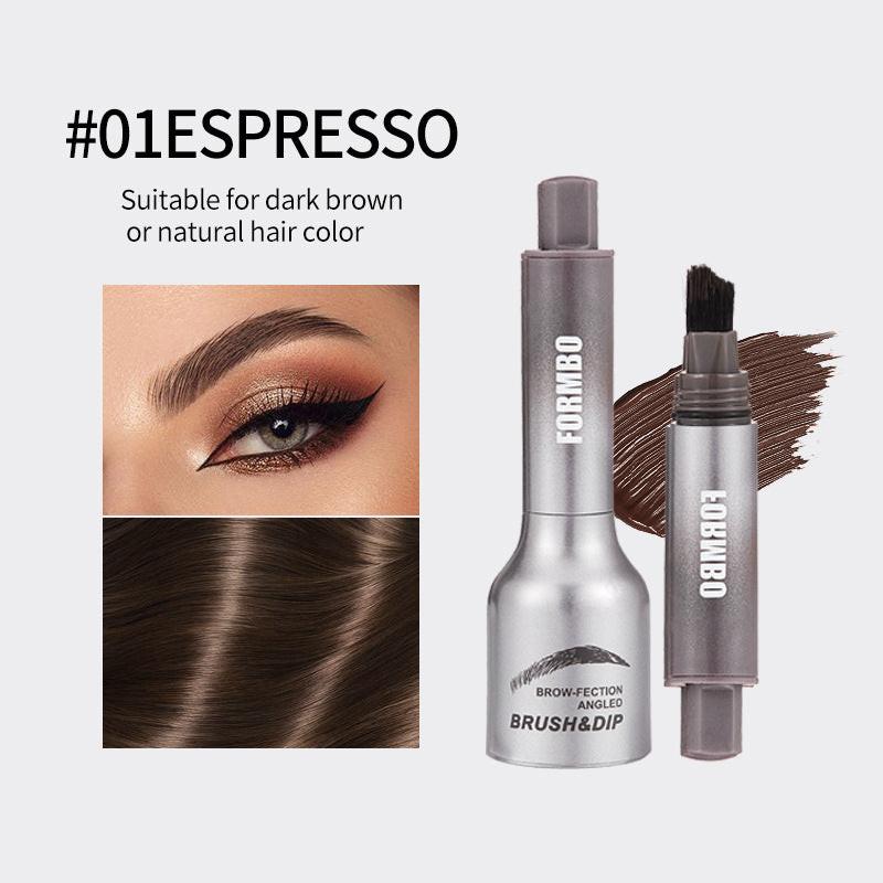 Wild Eyebrow Three-dimensional Large Eyebrow Brush Pressing Head Eyebrow Cream.