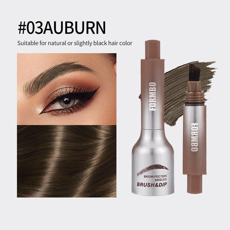 Wild Eyebrow Three-dimensional Large Eyebrow Brush Pressing Head Eyebrow Cream.