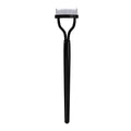 Semi-arc Steel Tooth Brow Groomer Double Head Concealer Brush.
