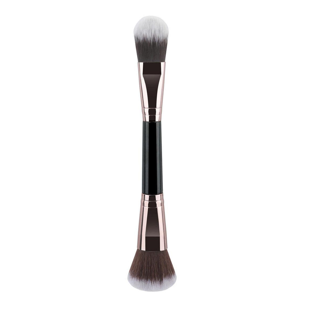 3 PCs Double-ended Makeup Brush Suit Soft Foundation Shading Brush Beauty Tools.