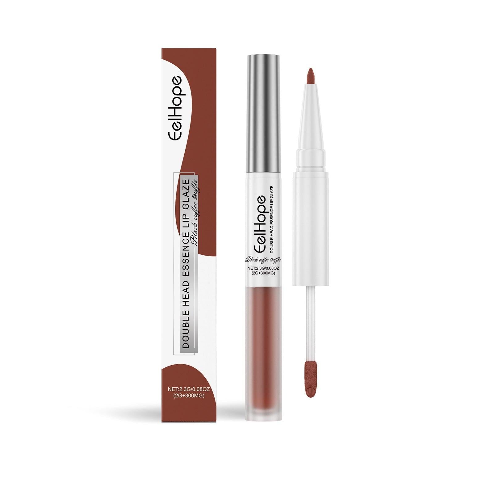 Double-headed Lip Liner Lip Lacquer Pen Two-in-one.