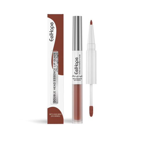 Double-headed Lip Liner Lip Lacquer Pen Two-in-one.