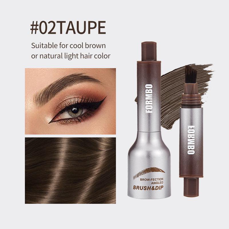 Wild Eyebrow Three-dimensional Large Eyebrow Brush Pressing Head Eyebrow Cream.