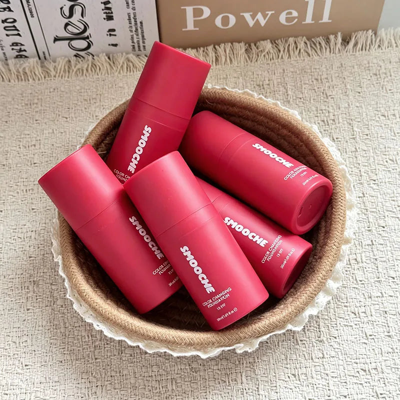 Smooche Original SPF15 Color Changing Foundation Concealer Facial Base Makeup Glycerin VitaminE Natural Herbal Liquid Foundation