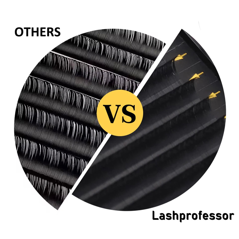 All Sizes Matte Black Individual Eyelash Extension Russian Volume Korean PBT Cashmere Faux Mink Classic Eyelashes Cilios Makeup