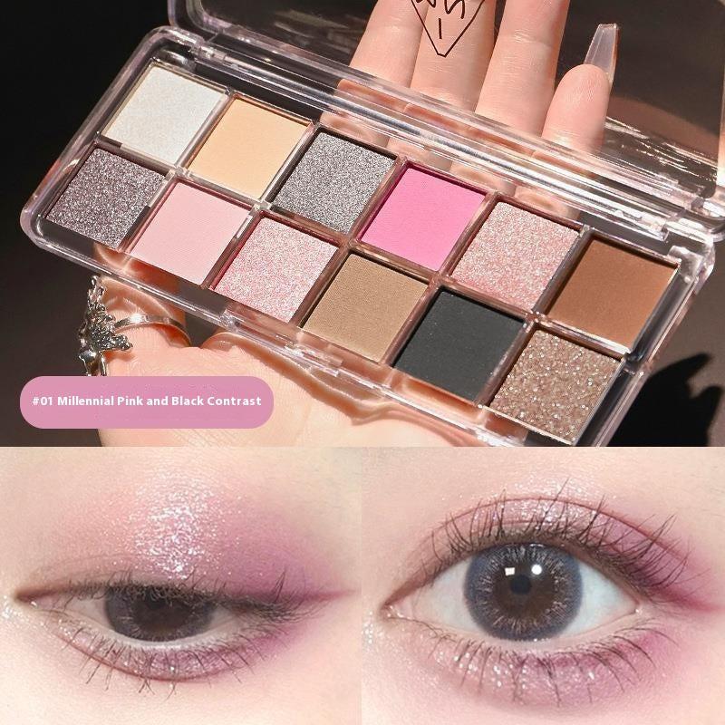 Eye Shadow Plate Earth Color Waterproof.