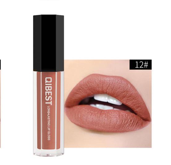 QIBEST Makeup Hexagonal Lip Gloss.