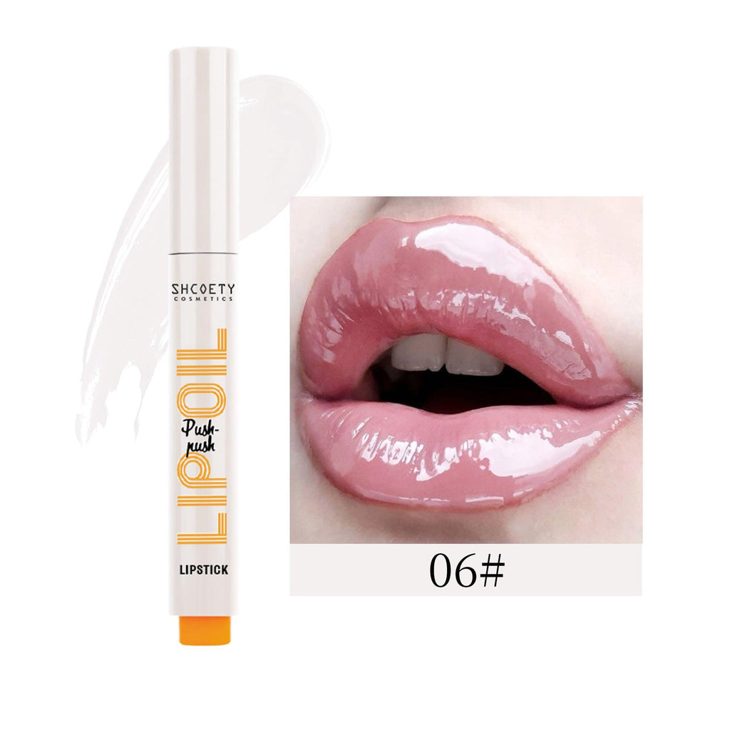 Makeup Press Lipstick Solid Water Light Lip Gloss Mirror Lip Lacquer.