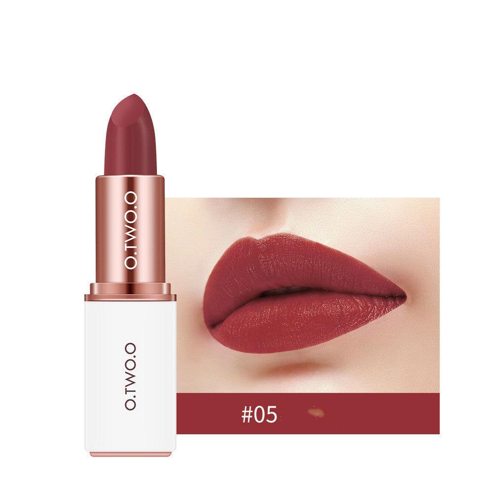 Velvet Matte Texture Long-lasting Color Non-drying Lipstick.
