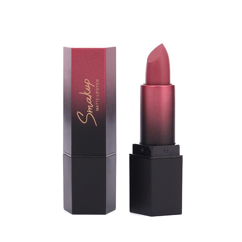 10 Colors Discoloration Resistant Matte No Stain On Cup Makeup Lipstick.