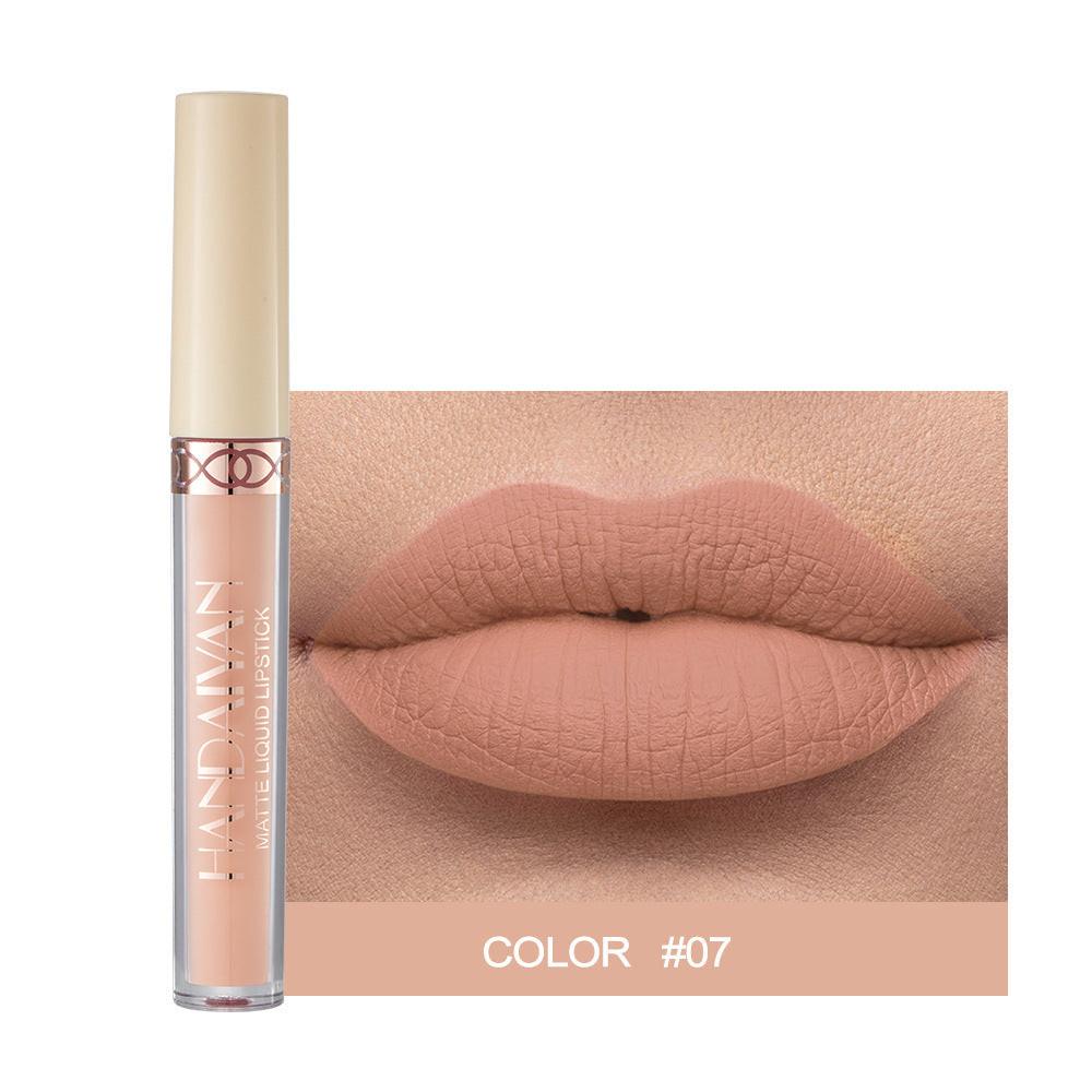 Matte Finish Velvet 12 Colors Lip Gloss Liquid Lipstick Lip Glaze.