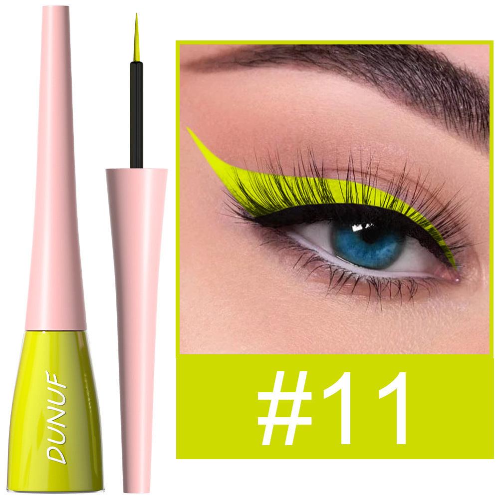 18 Color Long Lasting Waterproof Color Liquid Eyeliner.