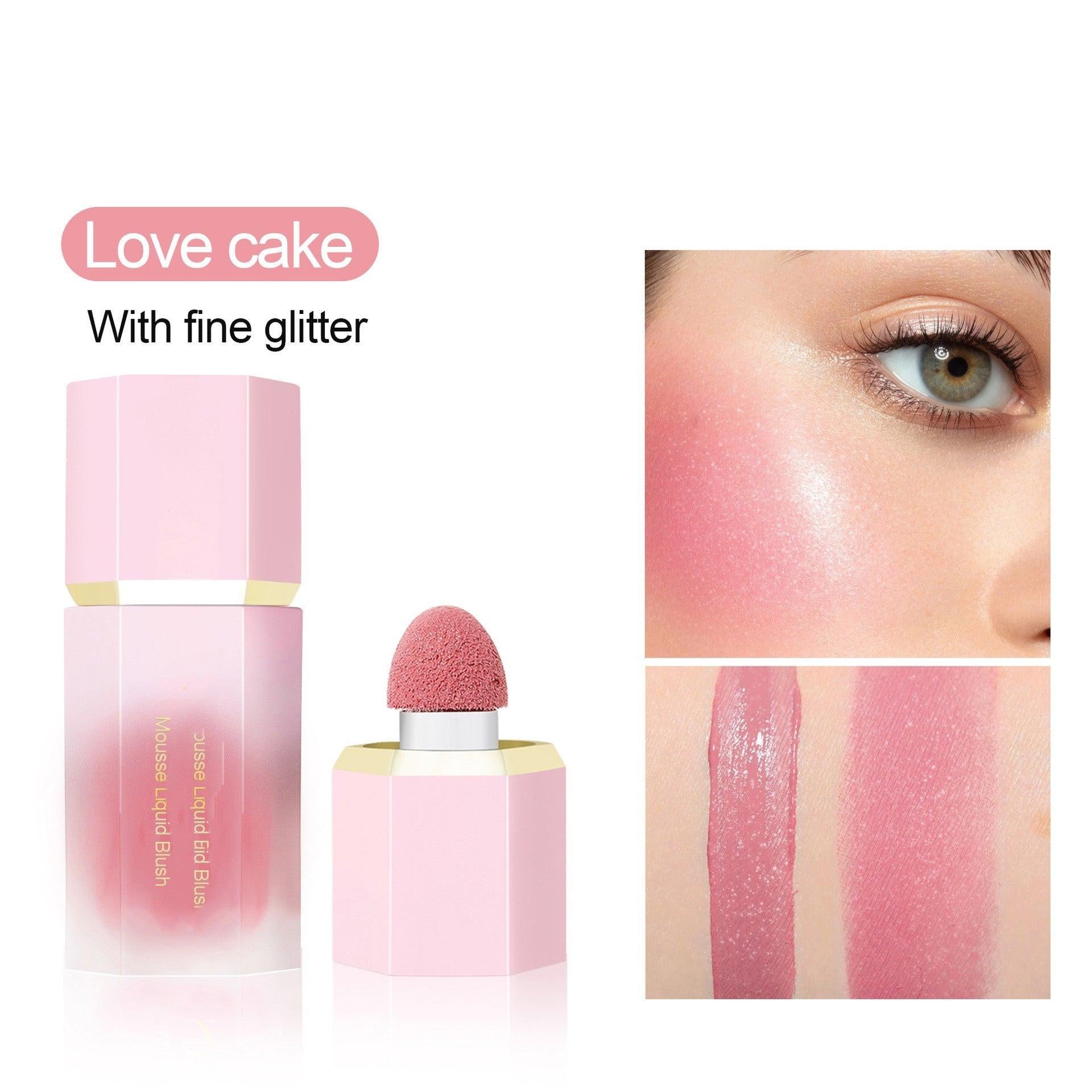 Liquid Powder Blusher Ruddy And Expansive Color Eye Shadow Cosmetic Makeup.