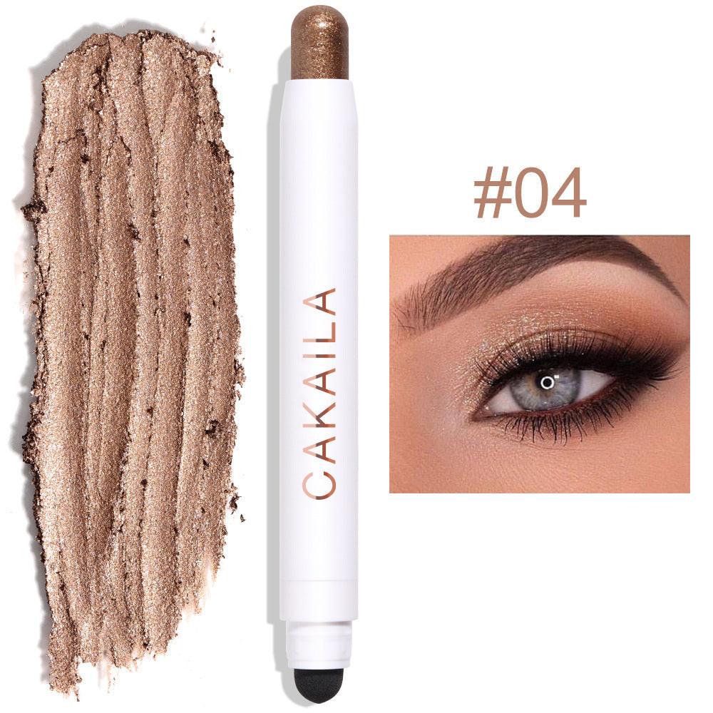 Double-headed Monochrome Pearlescent Eye Shadow Stick.