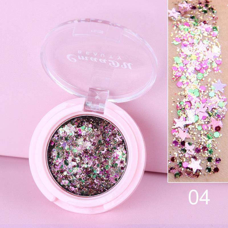 Monochrome Glitter Powder Sequin Eyeshadow.
