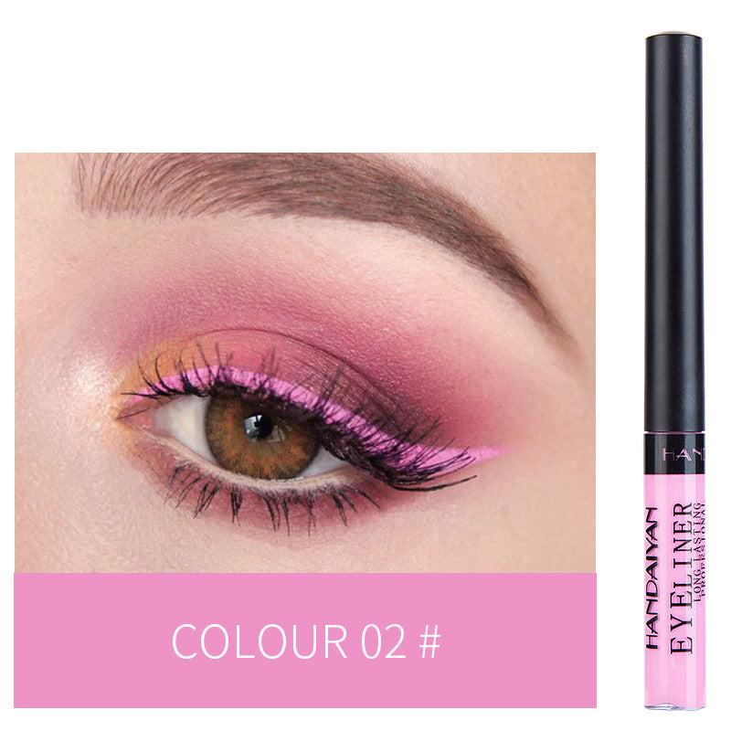 12-color Matte Color Liquid Eyeliner, Long-lasting And Non-smudge Liquid Eye Shadow.