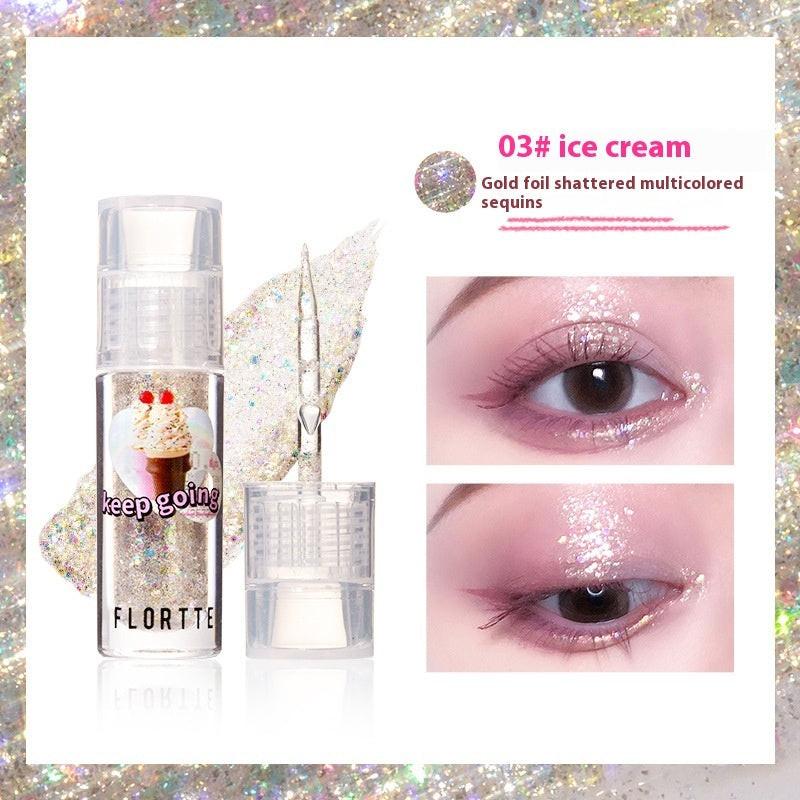 Eye Shadow Plate Thin And Glittering Matte Crouching Silkworm Brightening.