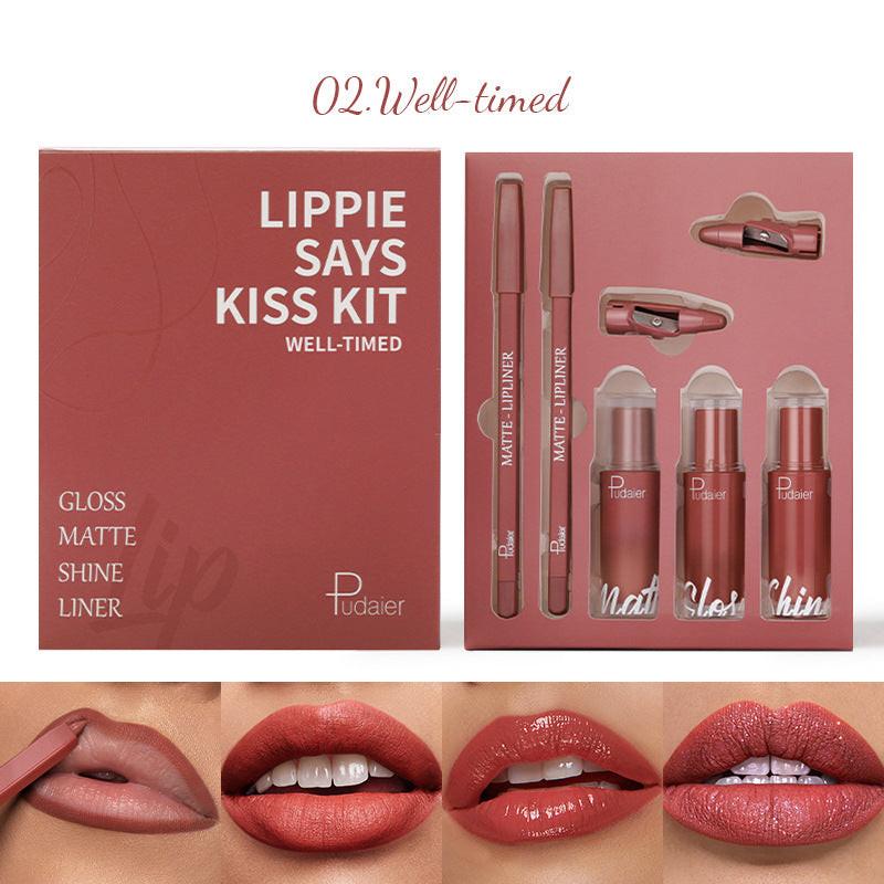 Lip Liner Suit Matte Water Light Pearlescent.