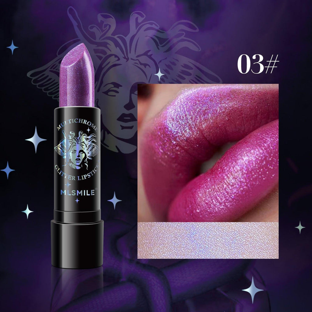 Ladies Pearl Sparkly Christmas Lipstick.