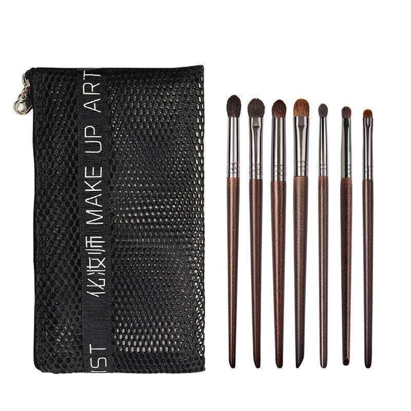 Animal Hair Eyeshadow  Primer Beginner Portable Makeup Brush Set.