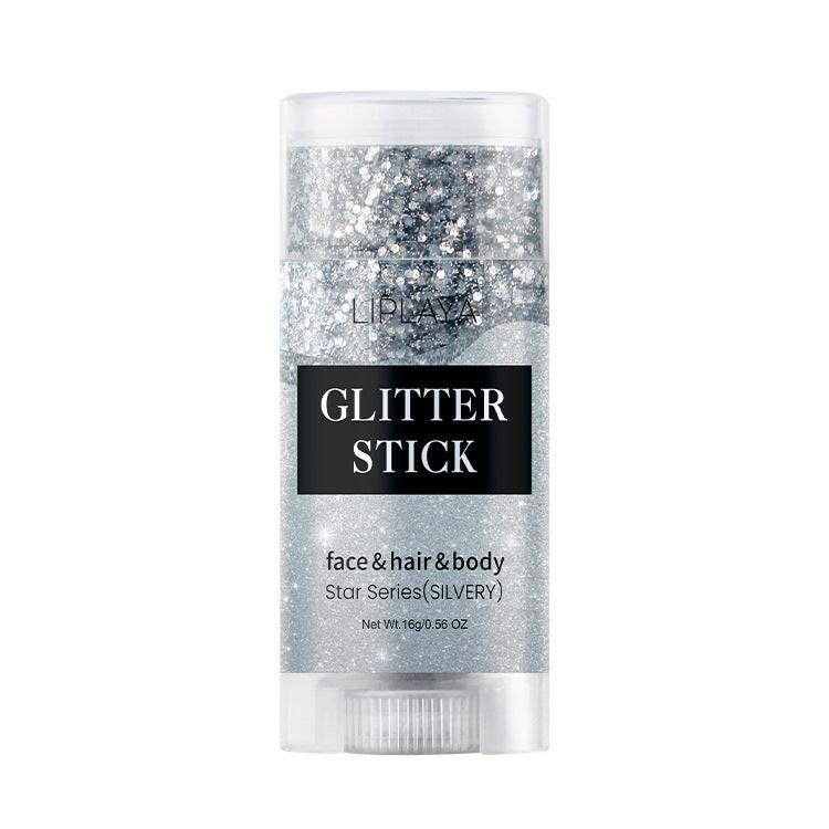 Sequins Stick Three-color Magic Eye Shadow Convenient.