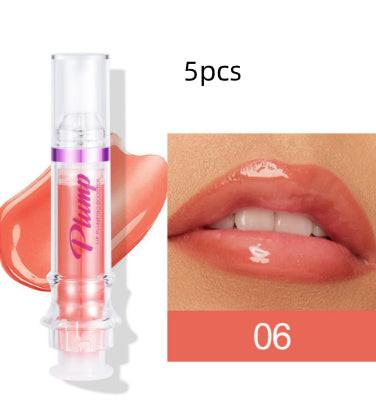 New Tube Lip Rich Lip Color Slightly Spicy Lip Honey Lip Glass Mirror Face Lip Mirror Liquid Lipstick.