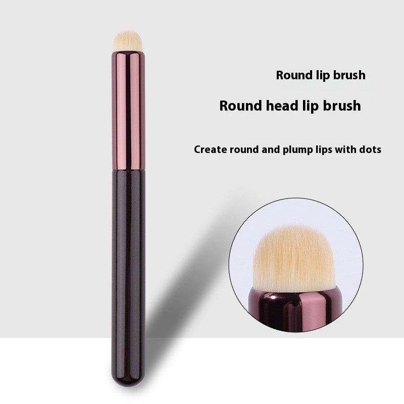 Round Head Lipstick Blending Brush Concealer Portable Lip Makeup Brush.