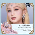 Tri Color Gradient Powder Blusher Matte.