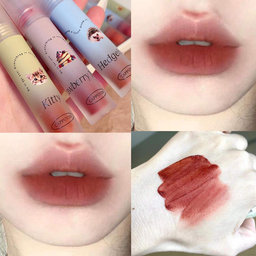 Women's Fashion Matte Flat Lipstick Glaze.