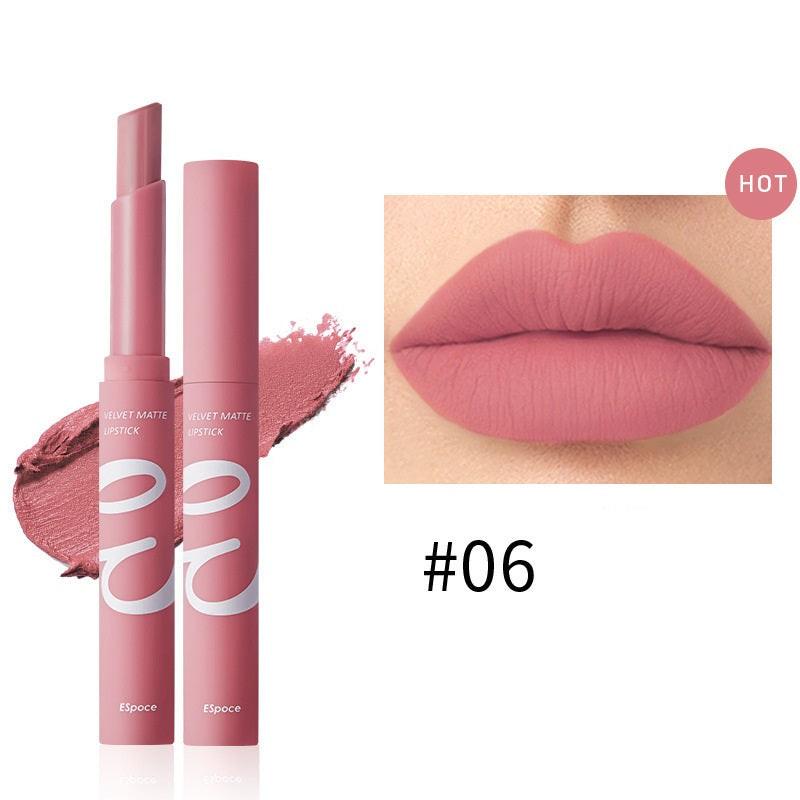 Not Easy To Dip Cup Color Velvet Matte Lipstick.