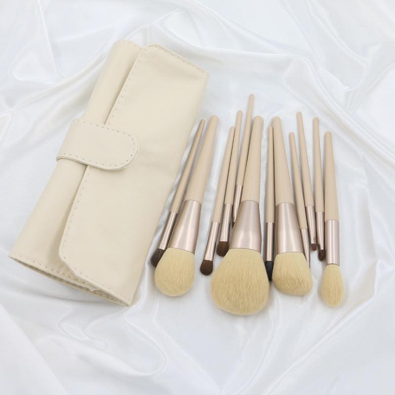 Set Of 12 Makeup Brushes.
