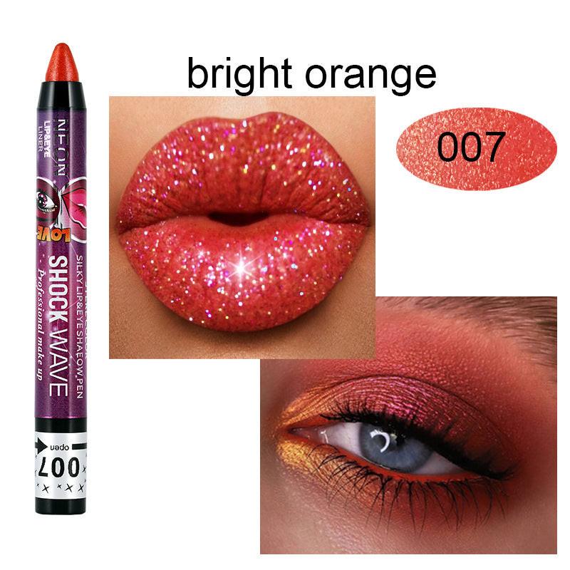 Eyeshadow Stick Eye Shadow Pencil Long Lasting Without Drying Eyes Makeup Pen Shimmer Cosmetics Tool.