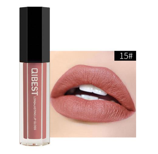 QIBEST Makeup Hexagonal Lip Gloss.