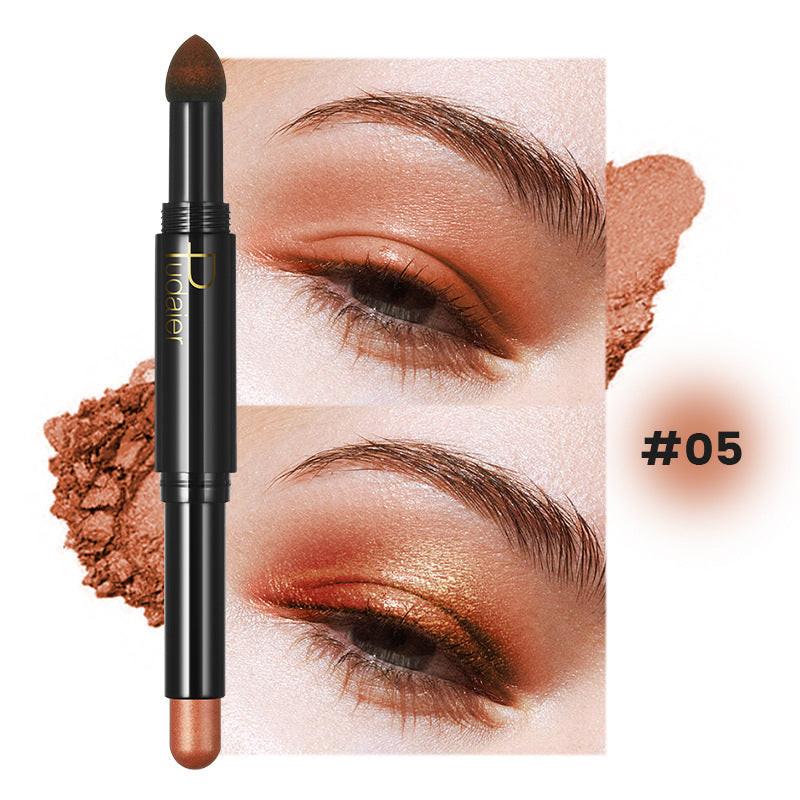 Double-headed Smudger Pearlescent Crouching Silkworm Eyeliner Pen Highlight.