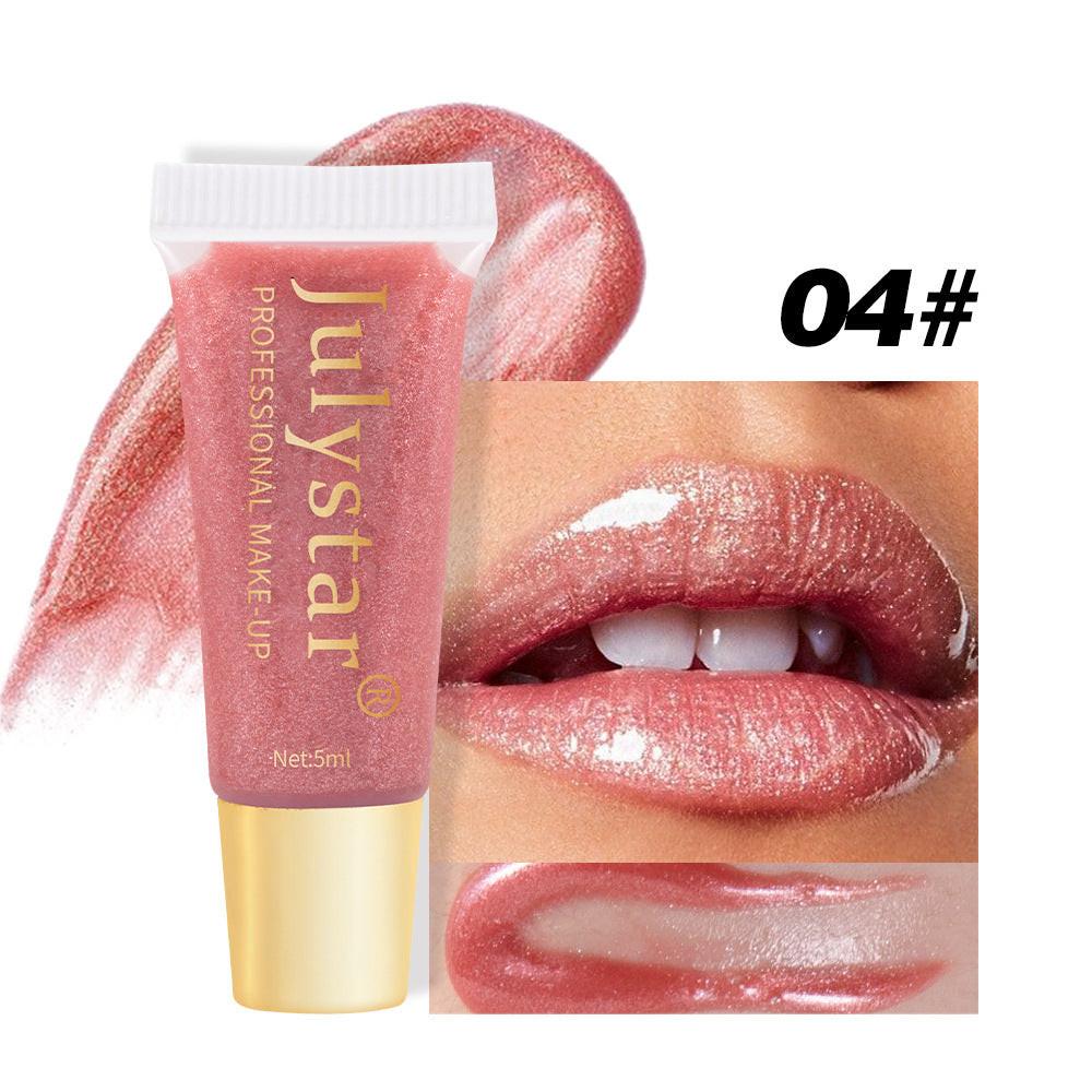 Nourishing Moisturizing Pearlescent Lip Gloss Long Lasting Waterproof.