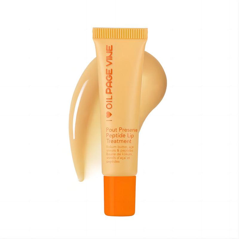 Polypeptide Lip Gloss Yellow Oil Moisturizing Liquid.