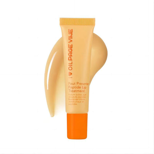 Polypeptide Lip Gloss Yellow Oil Moisturizing Liquid.