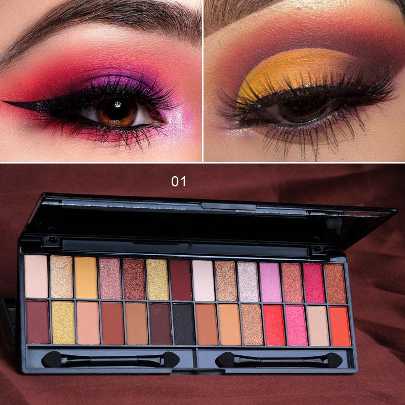 Creative 28 Color Matte Pearlescent Eyeshadow Palette.