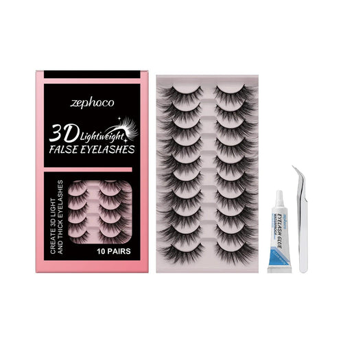 3D Lightweight False Eyelashes.