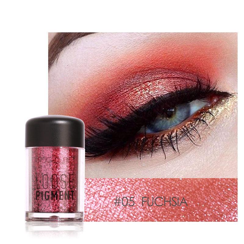 Colorful Pearlescent Glitter Eye Shadow.