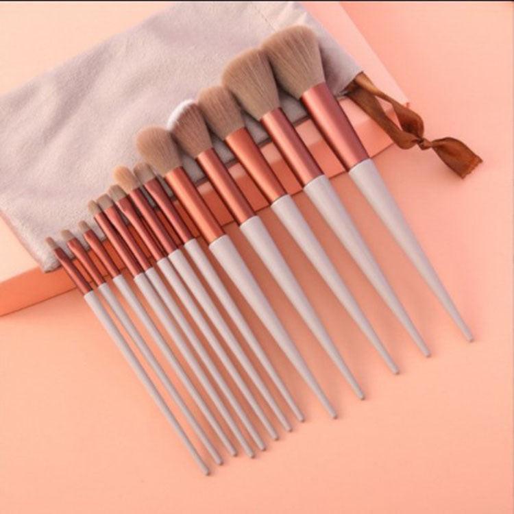 13Pcs Makeup Brush Set Make Up Concealer Brush Blush Powder Brush Eye Shadow Highlighter Foundation Brush Cosmetic Beauty Tools.
